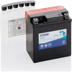Batería de moto Exide ETX7L-BS 12V 6Ah 100A AGM - 1